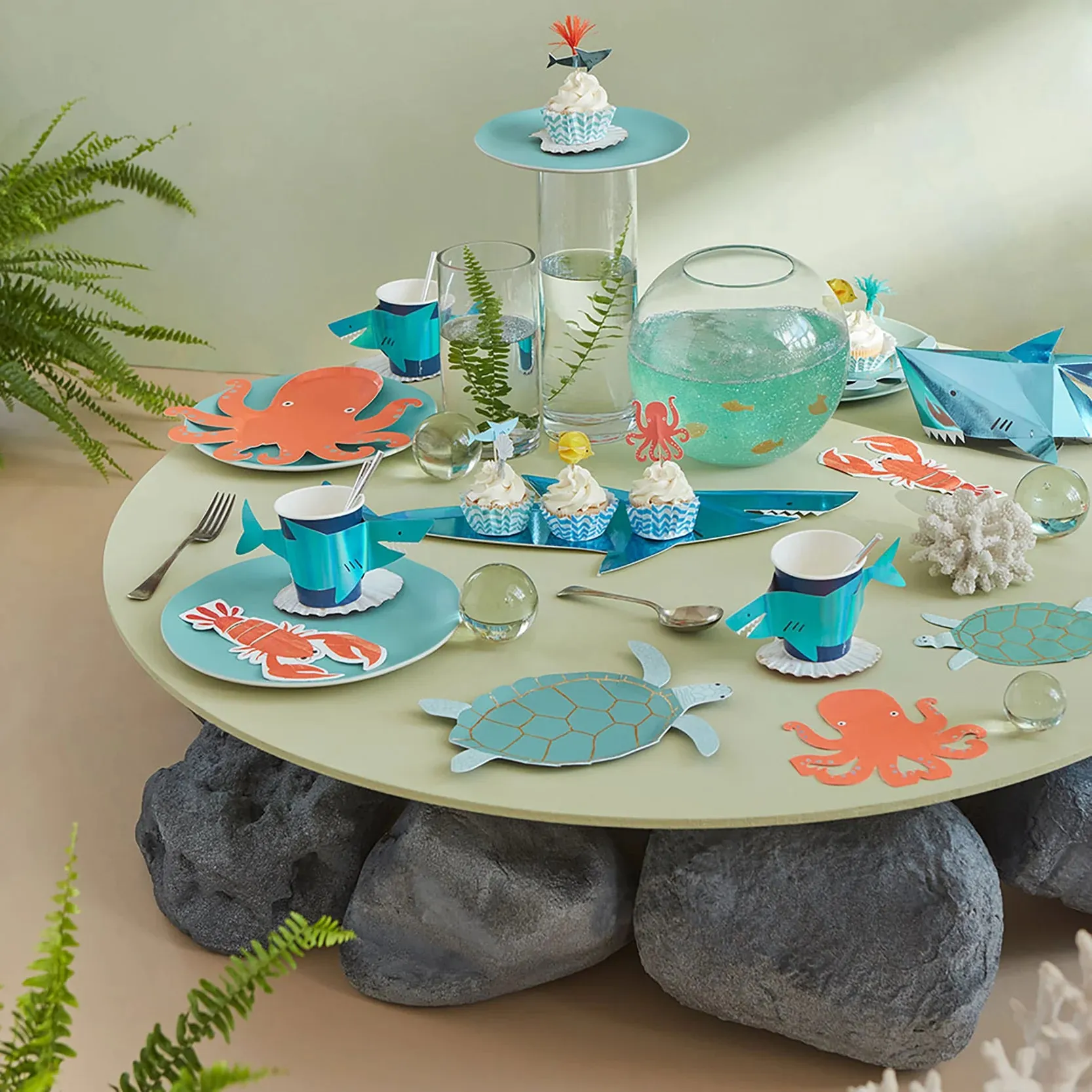 Under the Sea Cupcake Decorating Kit 24ct