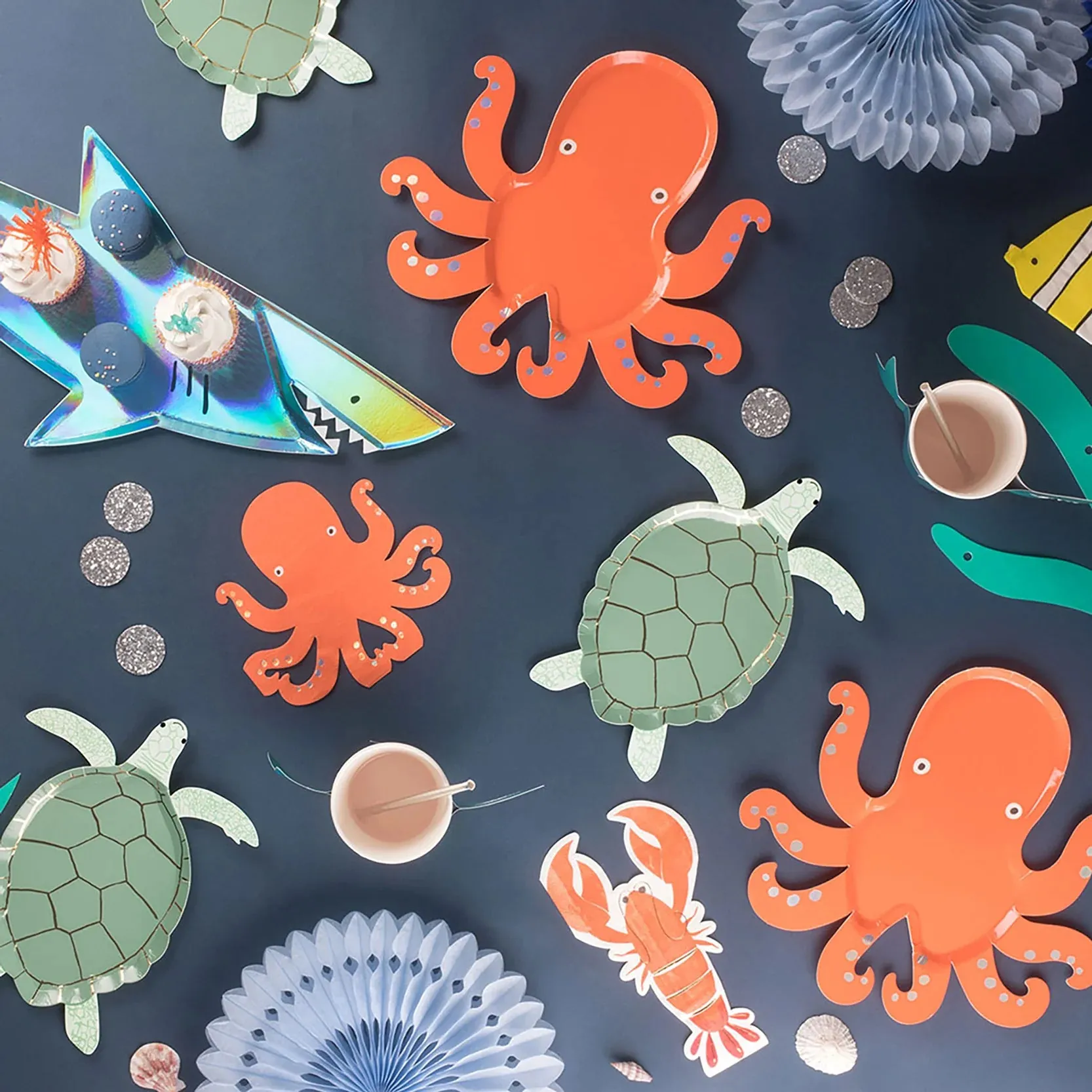 Under the Sea Cupcake Decorating Kit 24ct