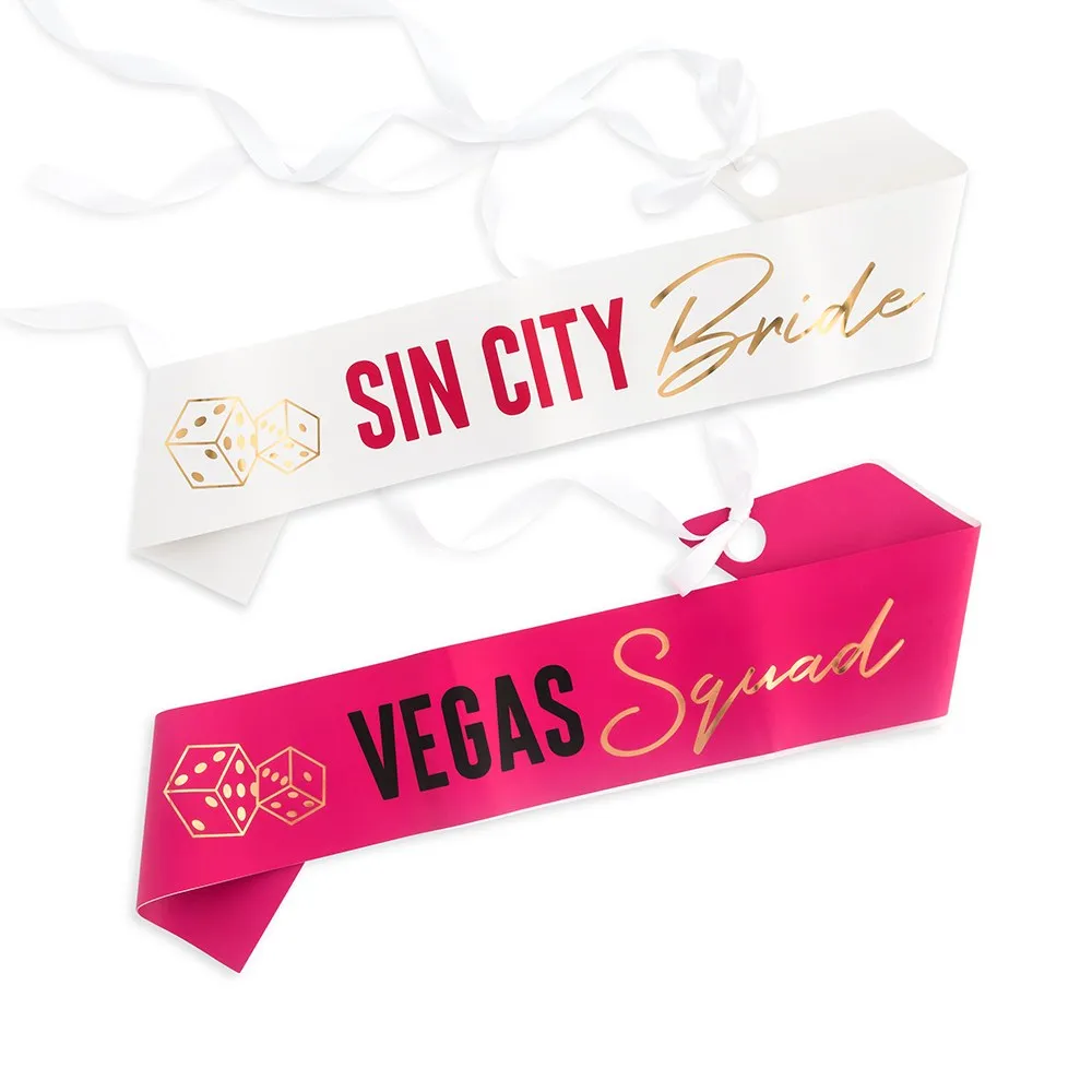 Vegas Squad Bachelorette Party Sash