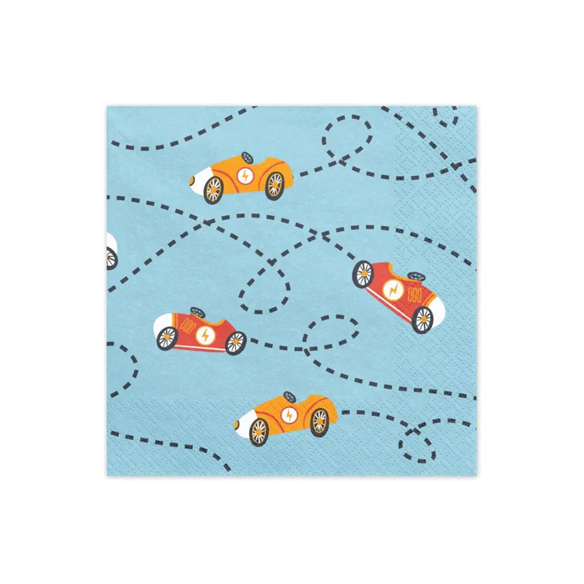 Vintage Race Car Lunch Napkins 12ct