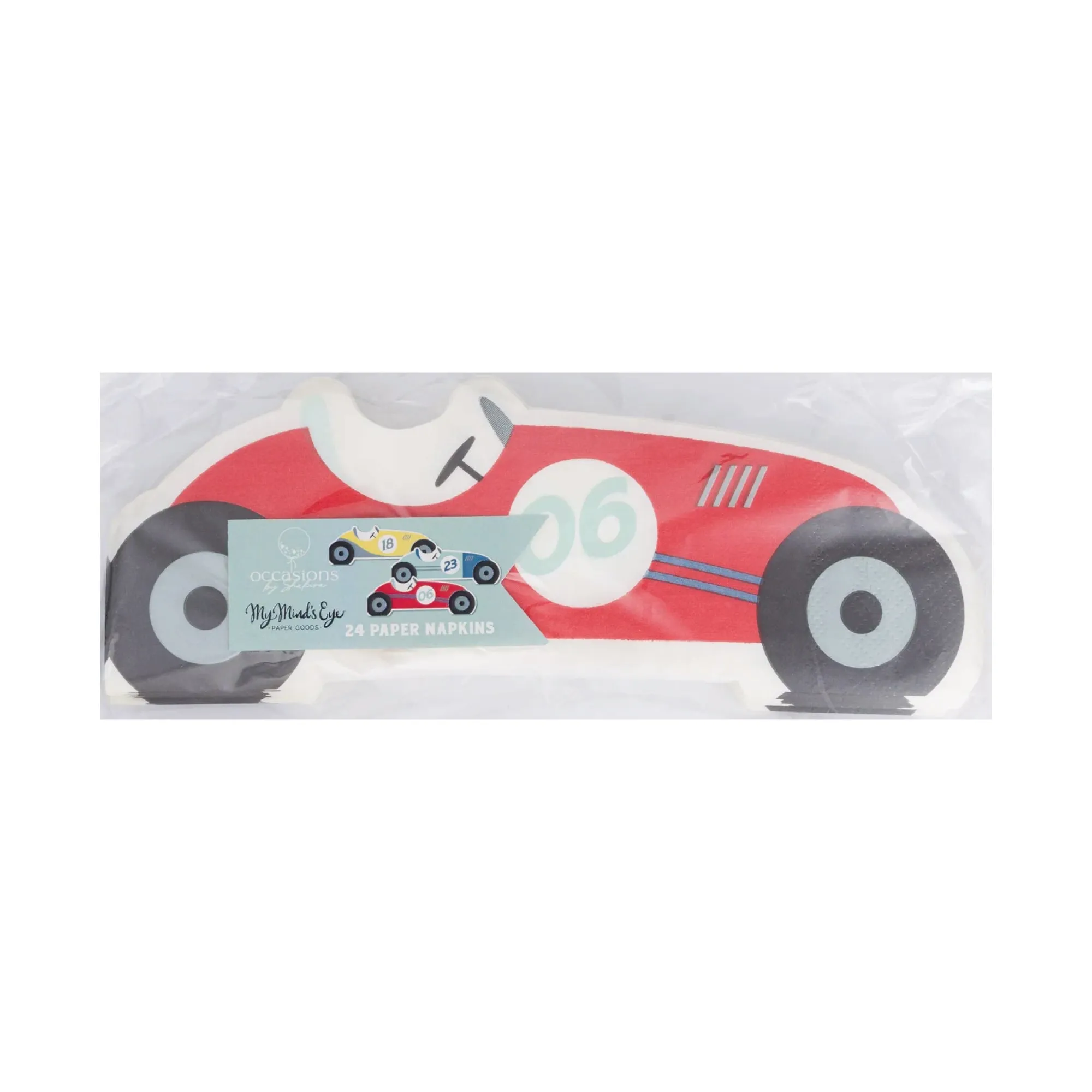 Vintage Racing Cars Dessert Napkins 24ct