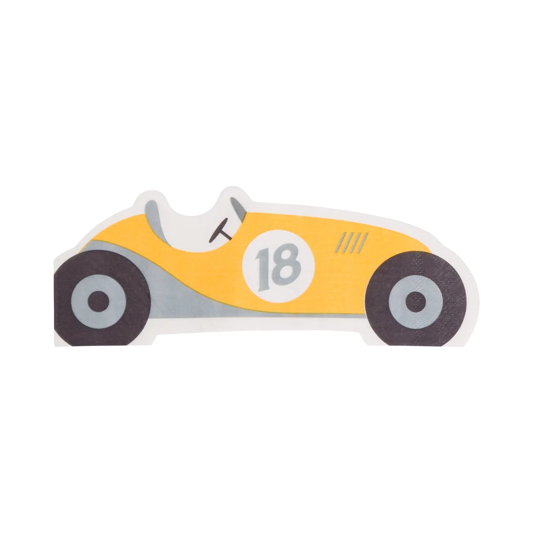 Vintage Racing Cars Dessert Napkins 24ct