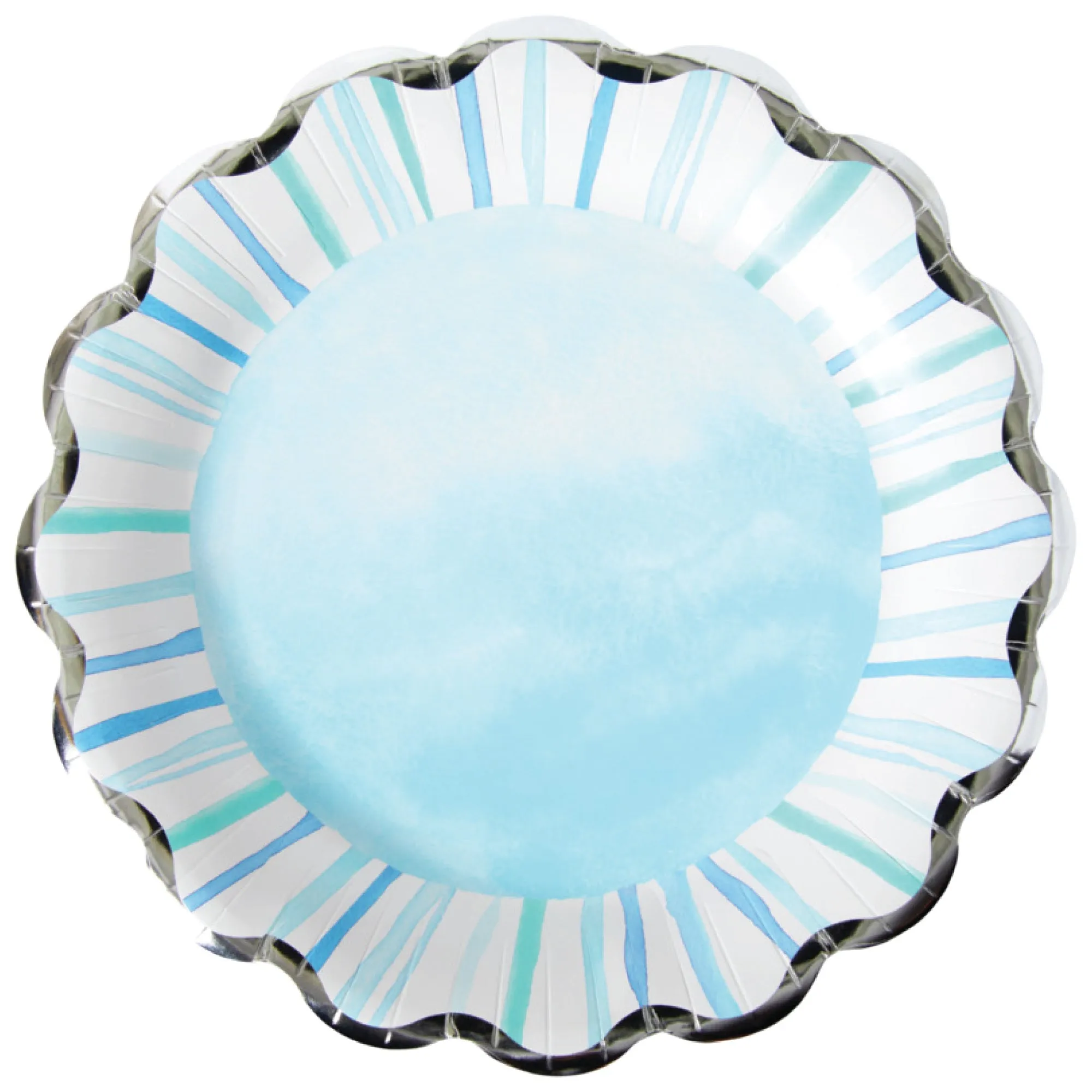 Watercolor Coastal Dinner Plates 8ct