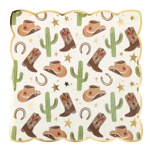 Western Cowboy Lunch Plates 8ct