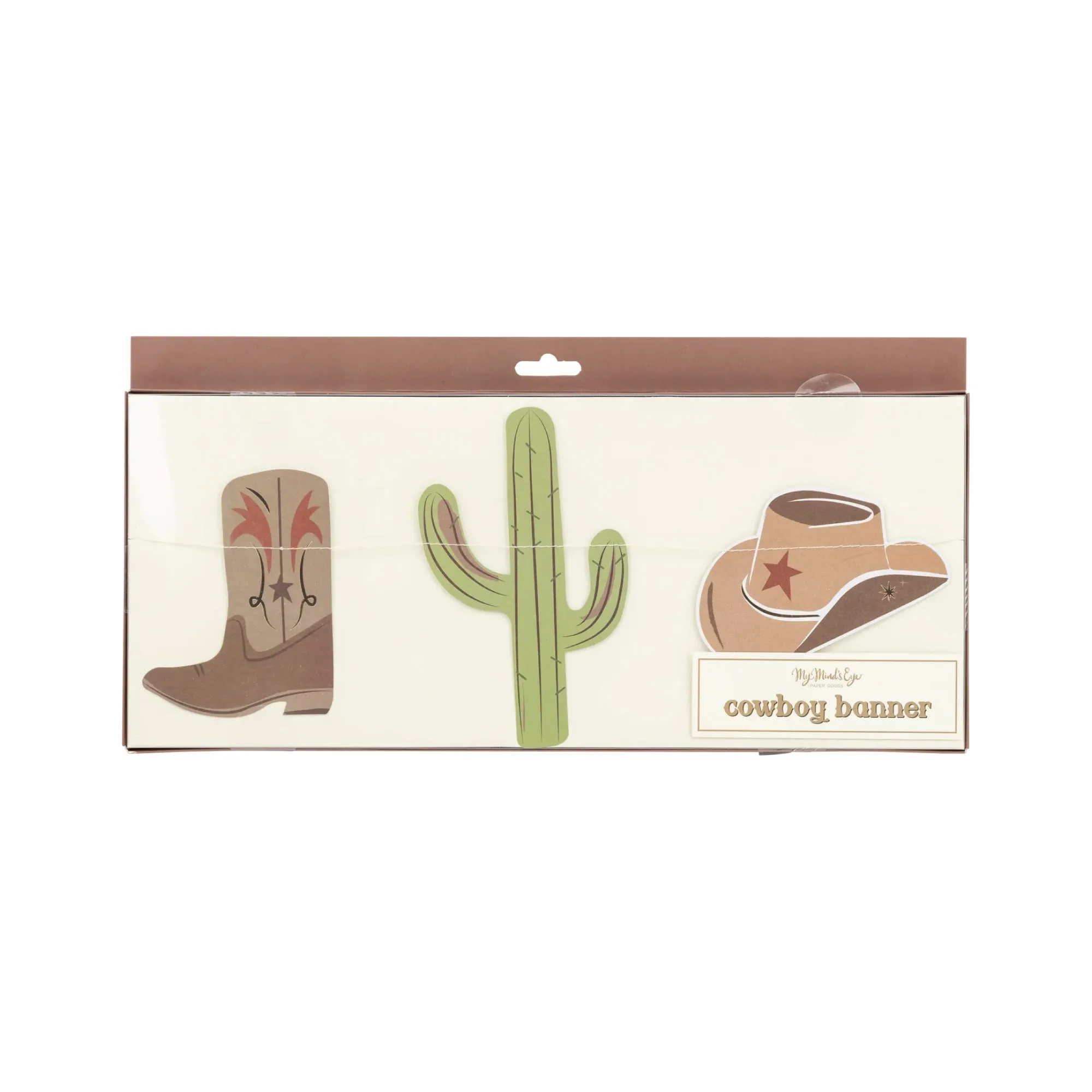 Western Cowboy Party Garland 5ft