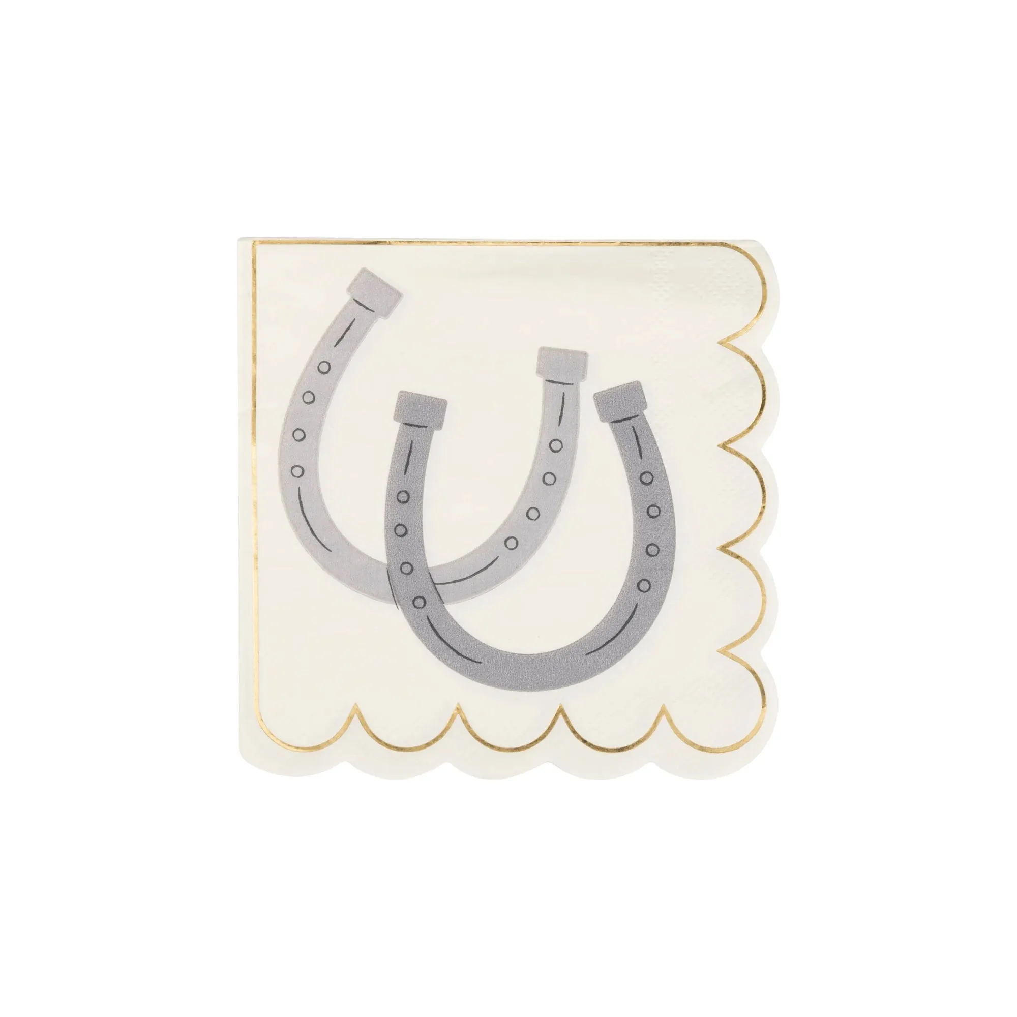 Western Horseshoe Dessert Napkins 18ct