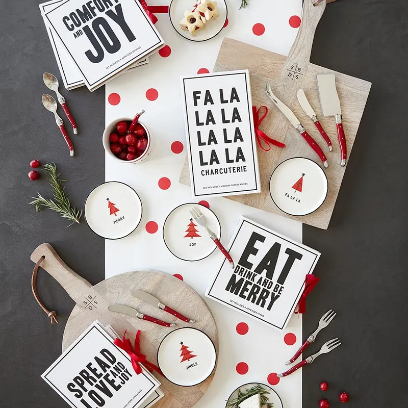 White & Red Polka Dot Paper Table Runner 4ft
