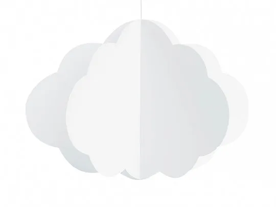 White Cloud Hanging Decorations 3ct