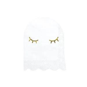 White Ghost Dessert Napkins 20ct