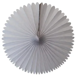 White Tissue Paper Fan 13