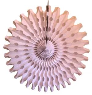 White Tissue Paper Fan 18