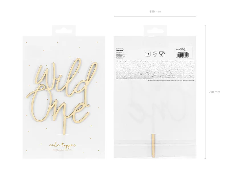 Wild One Cake Topper