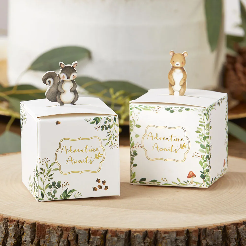 Woodland Adventure Awaits Favor Boxes 24ct