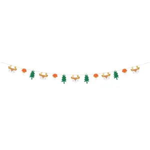 Woodland Forest Animals Paper Garland 5.5ft