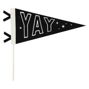 YAY Felt Pennant Flag