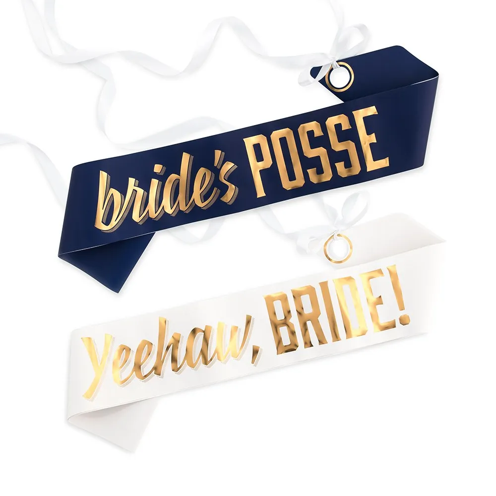 Yeehaw Bride Bachelorette Party Sash