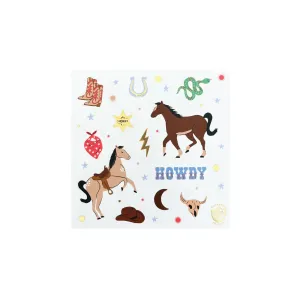 Yeehaw Western Sticker Sheets 4ct