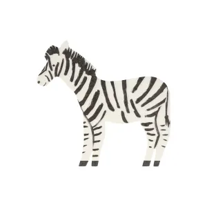 Zebra Dessert Napkins 20ct