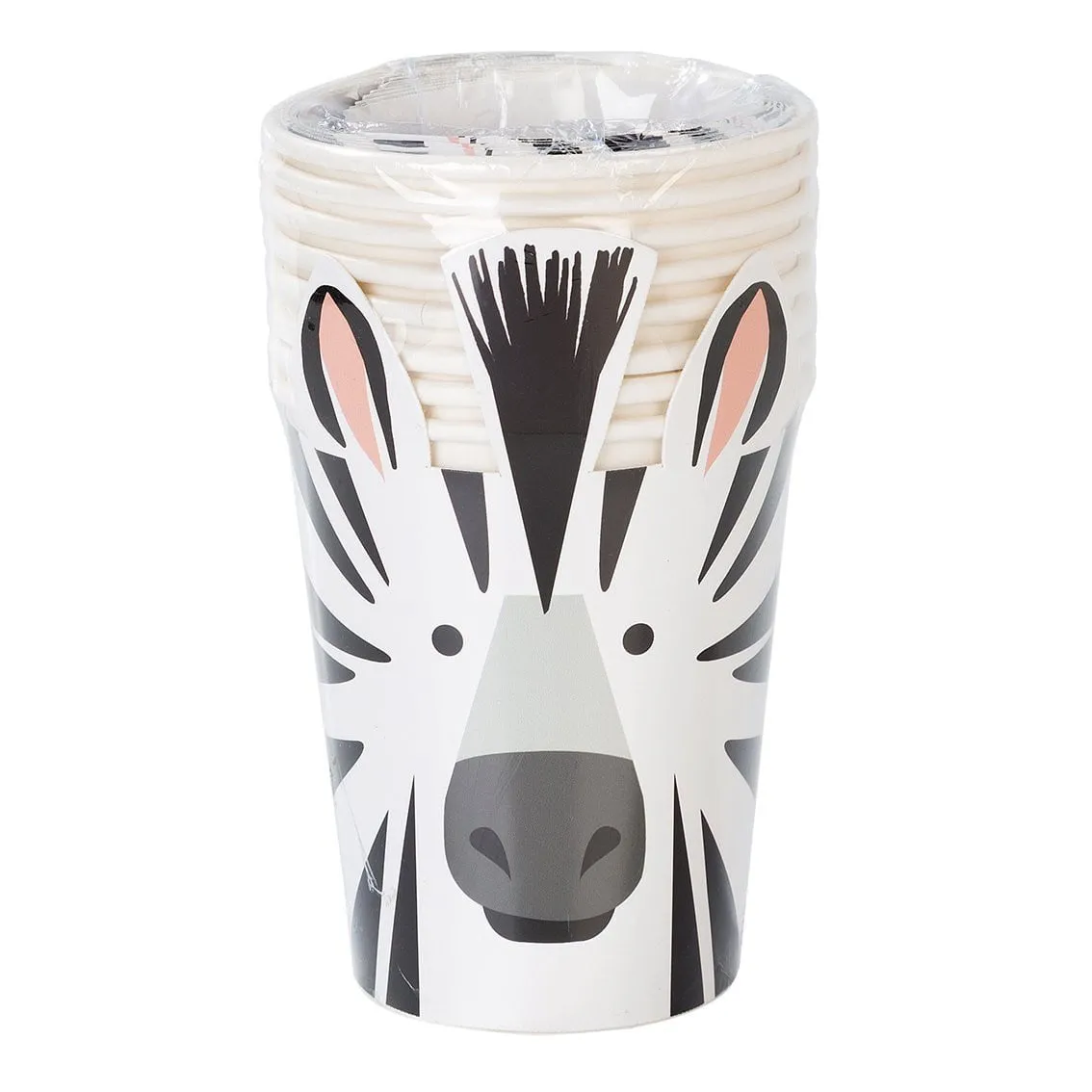 Zebra Paper Cups 8ct